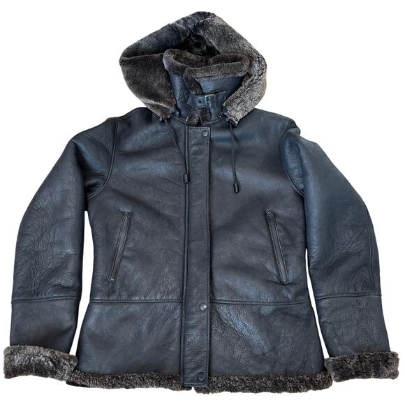 Unknown Jackets & Blazers - Leather Sheepskin Coat Women’s S Black